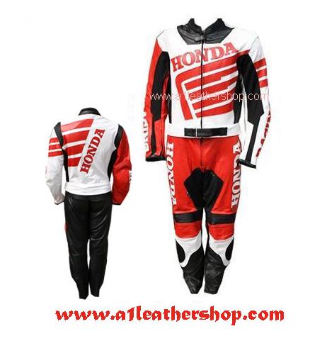 honda motorcycle leather suit