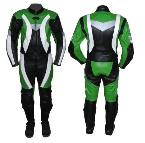 Motorbike 2 piece racing leather suit