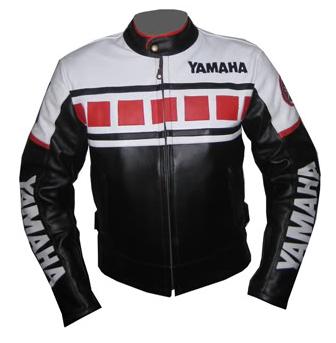 Yamaha Brand Racing Motorbike Leather Jacket