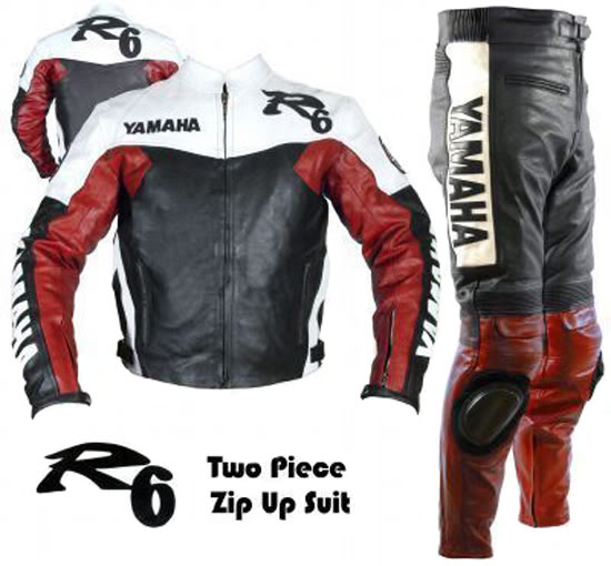 YAMAHA R6 Brand Motorbike Leather Suit
