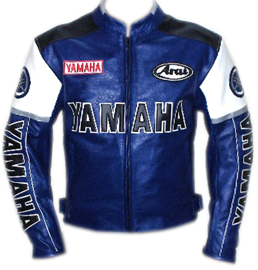 Yamaha Motorbike Cow Hide Leather Jacket