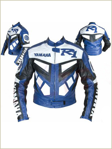 Yamaha R1 Motorbike Leather Jacket