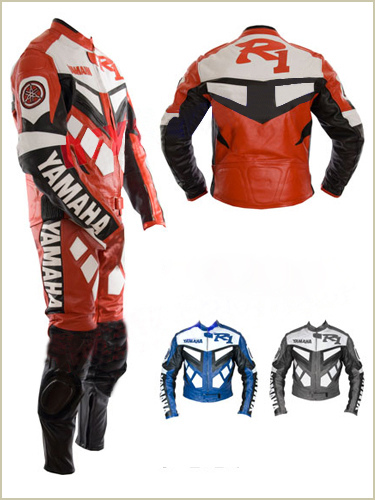 Yamaha R1 Motorcycle Racing Leather Suit